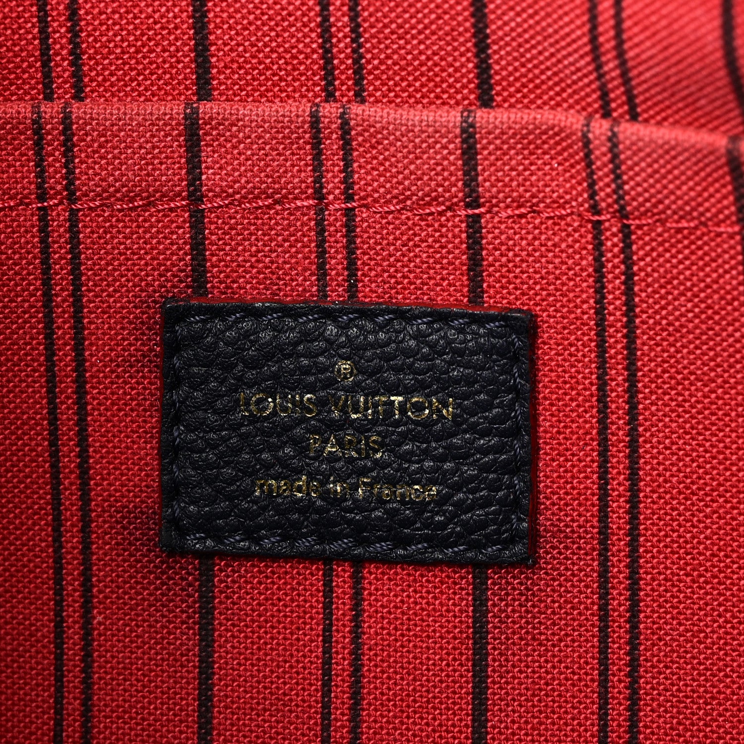 Louis Vuitton Empreinte Montaigne MM Marine Rouge 6 of 9