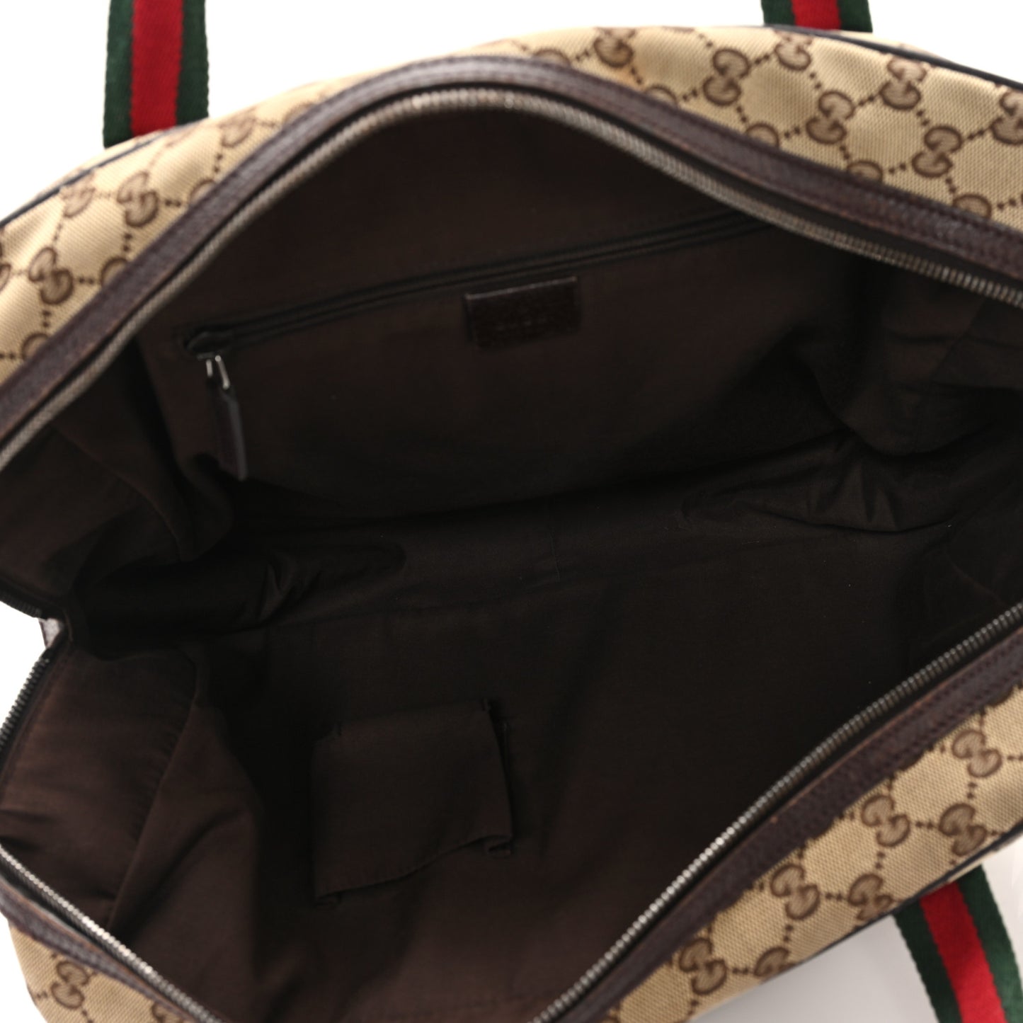Monogram Web Carry On Tote Dark Brown