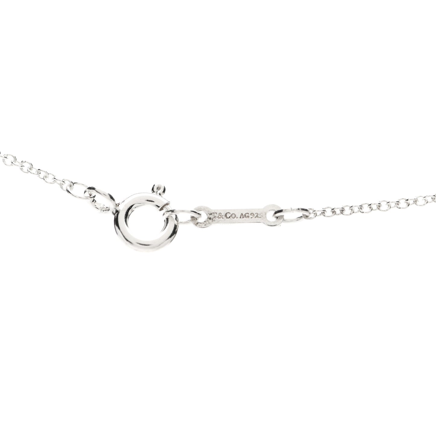 Sterling Silver Paloma Picasso Olive Leaf Pendant Necklace