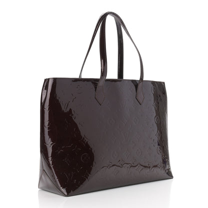 Louis Vuitton Vernis Wilshire MM Amarante 3 of 10
