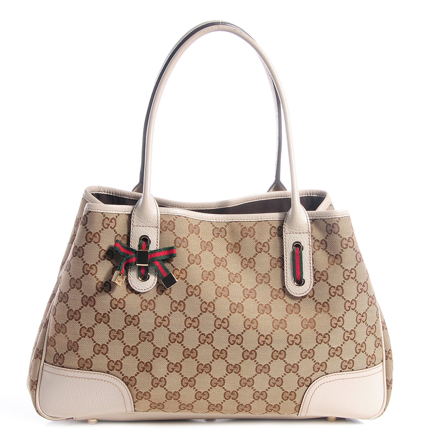 Monogram Medium Princy Tote Off White
