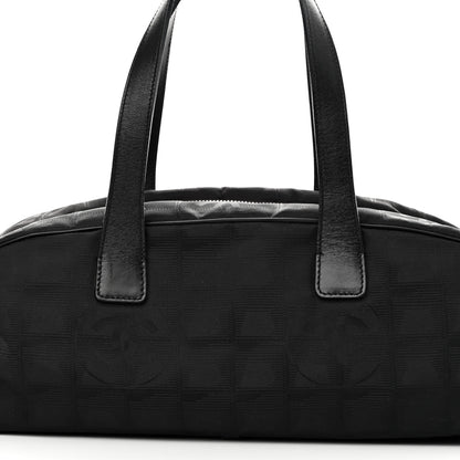 Chanel Nylon Travel Bowler Black 8 of 11