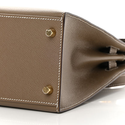 Hermes Epsom Kelly Sellier 28 Etoupe 10 of 14