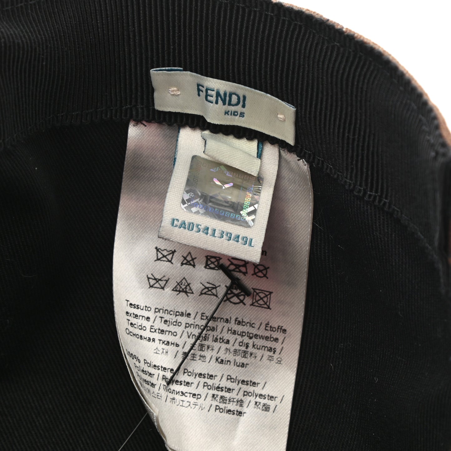 Canvas FF Monster Eyes Childrens Baseball Hat Tobacco Yellow