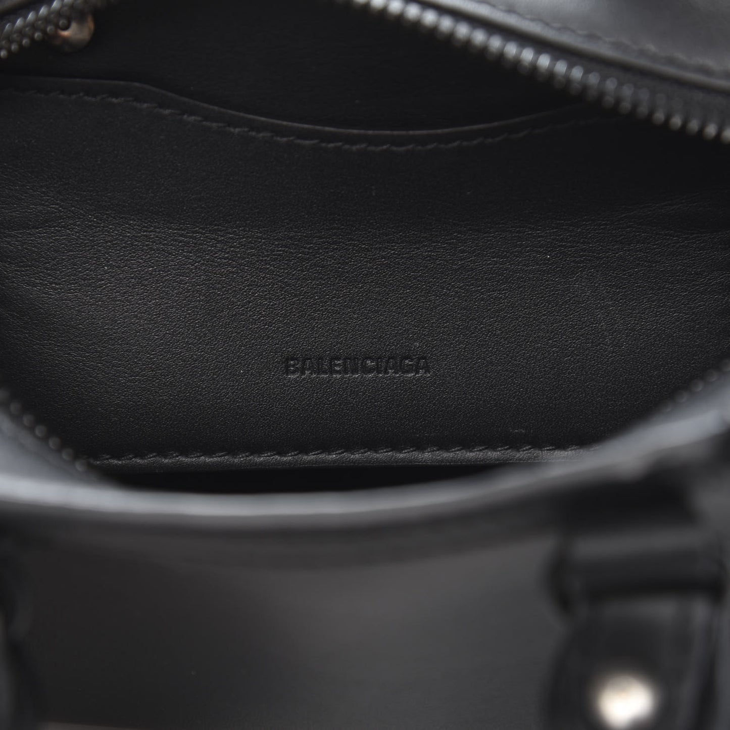 Smooth Calfskin Neo Classic Black Hardware Nano City Crossbody Black