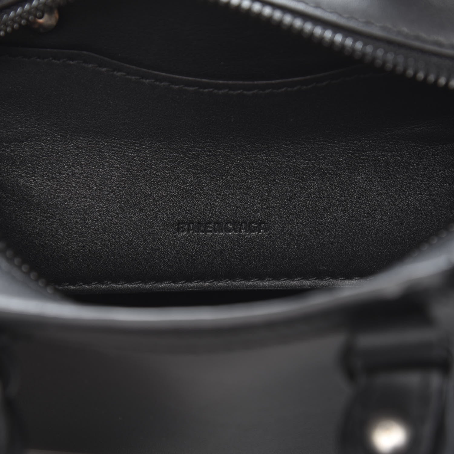 Balenciaga Smooth Calfskin Neo Classic Black Hardware Nano City Crossbody Black 6 of 9