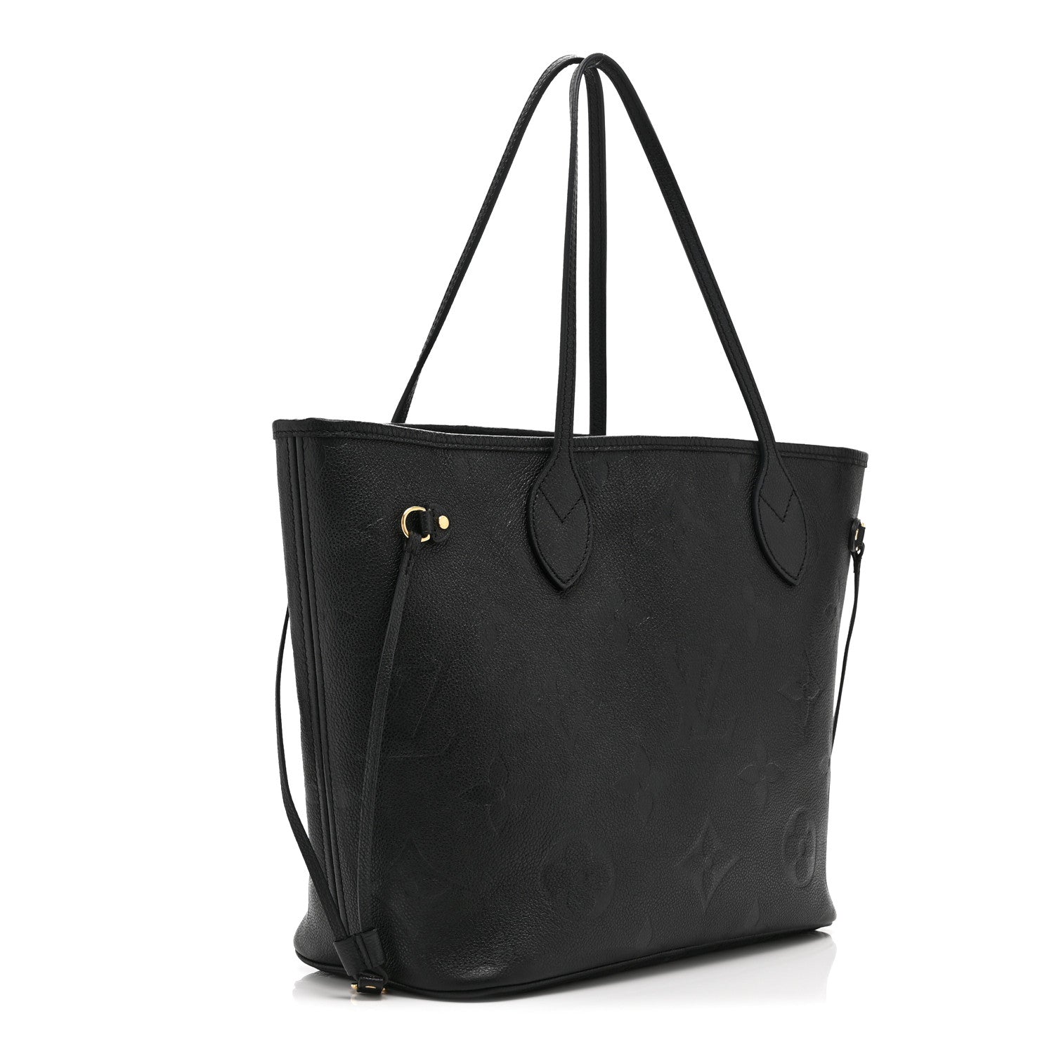 Louis Vuitton Empreinte Monogram Giant Neverfull MM Black 4 of 10