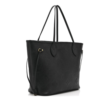 Louis Vuitton Empreinte Monogram Giant Neverfull MM Black 4 of 10
