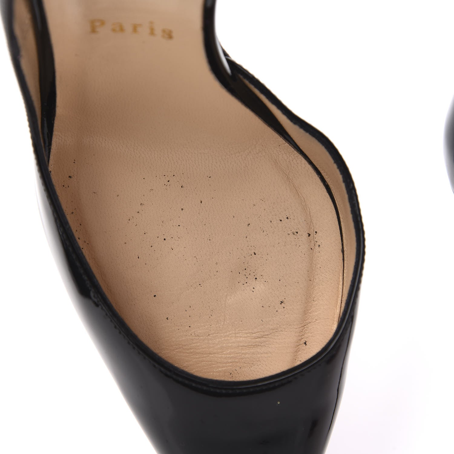 Christian Louboutin Patent Iriza 100 Pumps 37.5 Black 9 of 13