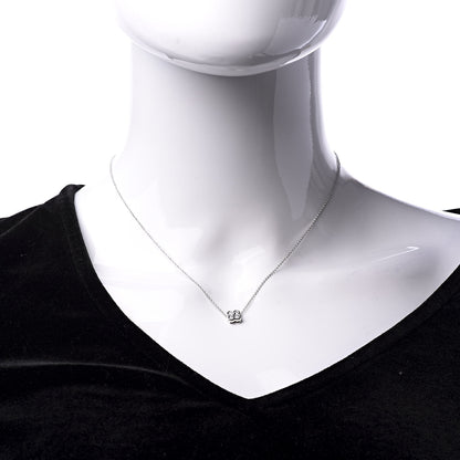 Tiffany Platinum Diamond Lace Pendant Necklace 2 of 6