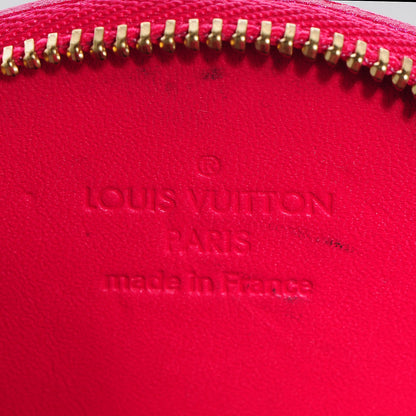 Louis Vuitton Vernis Roses Chapeau Coin Purse Rose Pop 6 of 7