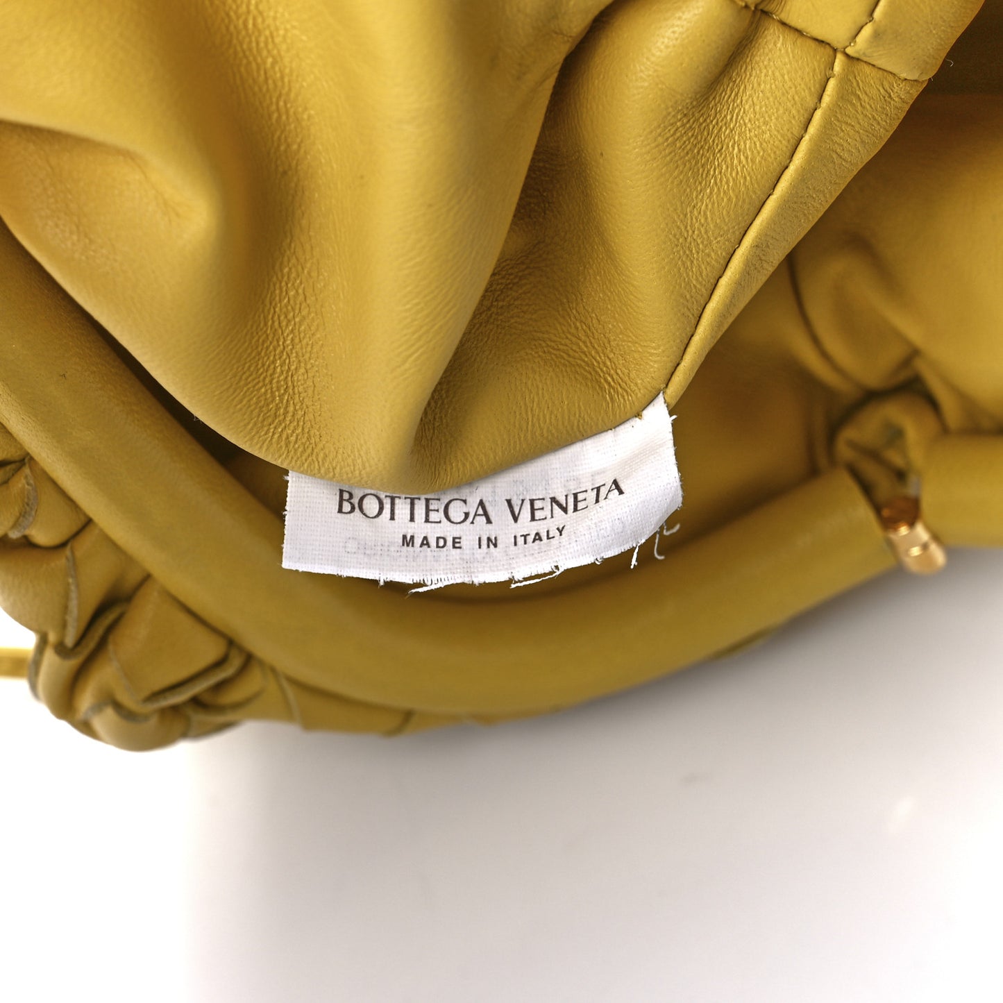 Nappa Intrecciato The Mini Pouch Buttercup