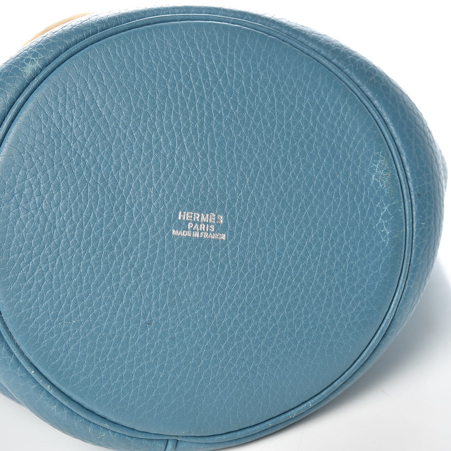 Taurillon Clemence Mangeoire Rope Bag Blue Jean