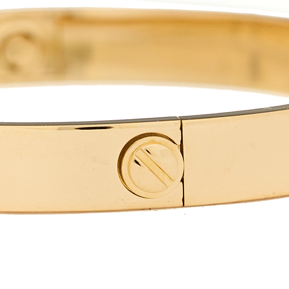 18K Yellow Gold Love Bracelet 16
