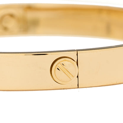 Cartier 18K Yellow Gold Love Bracelet 16 7 of 9