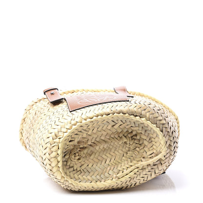 Loewe Raffia Small Basket Tote Bag Natural Tan 3 of 8