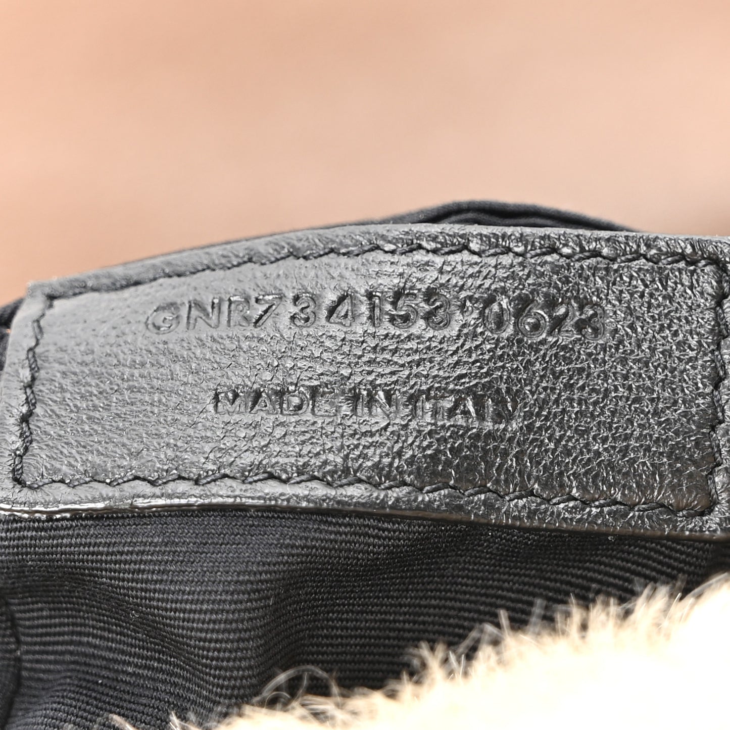 Shearling Calypso Crossbody Crema Naturel Dark Cigar