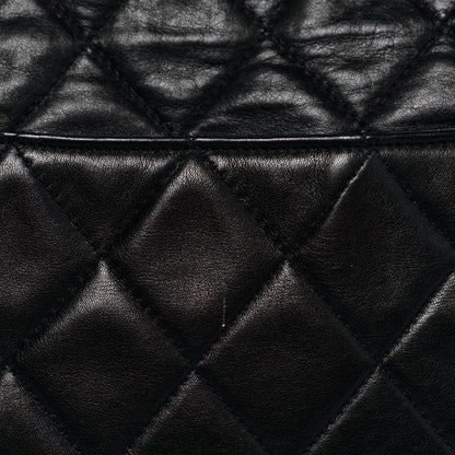 Chanel Lambskin Quilted Shoulder Bag Black 17 of 25