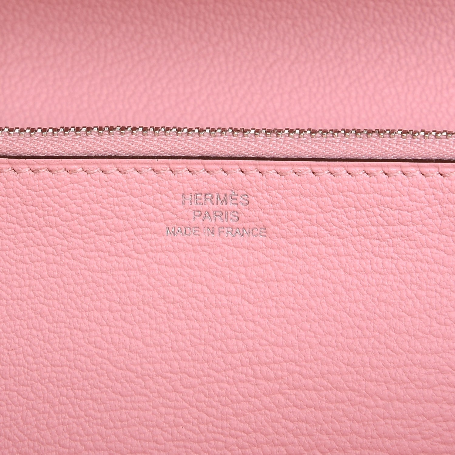 Hermes Swift Ghillies Kelly Longue Wallet Rose Sakura 6 of 8