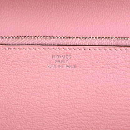 Hermes Swift Ghillies Kelly Longue Wallet Rose Sakura 6 of 8