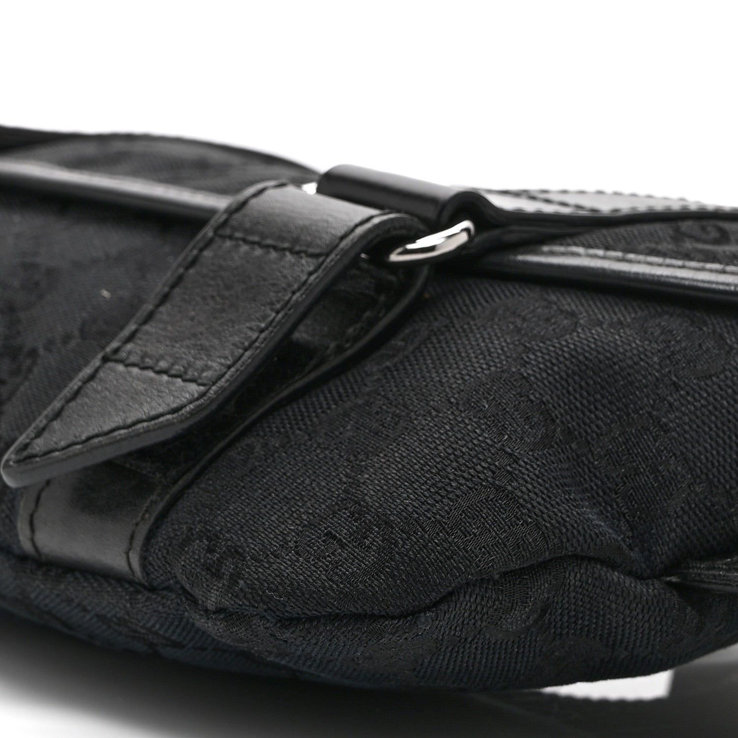 Gucci Monogram Waist Belt Bag Black 10 of 10