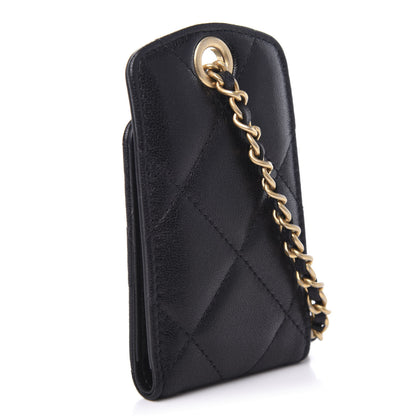 Chanel Lambskin Quilted Chanel 19 Luggage Tag Black 3 of 8