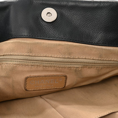 Chanel Caviar Quilted Expandable Zip Shoulder Bag Black 7 of 12