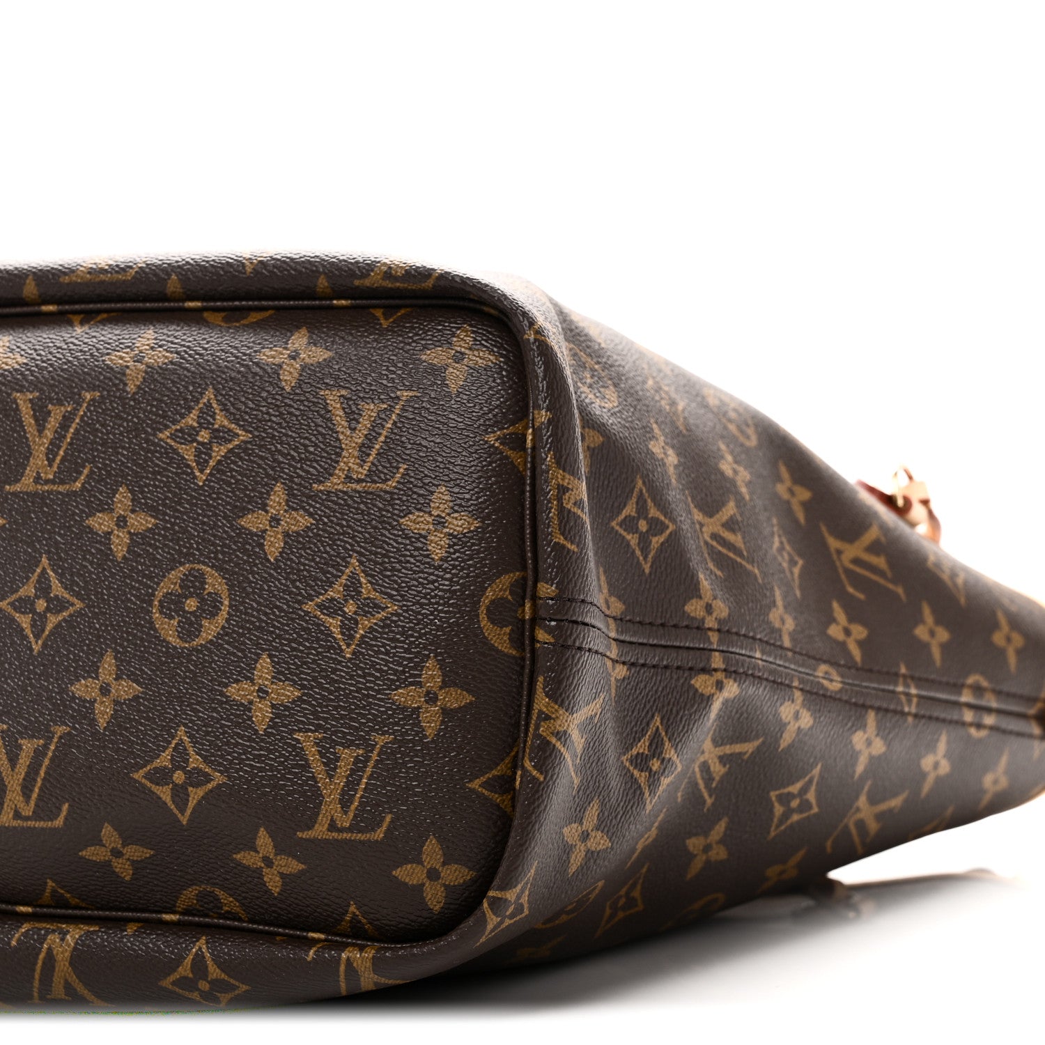 Louis Vuitton Monogram Inside Out Neverfull Bandouliere MM Rouge Sari 9 of 10