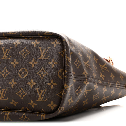 Louis Vuitton Monogram Inside Out Neverfull Bandouliere MM Rouge Sari 9 of 10