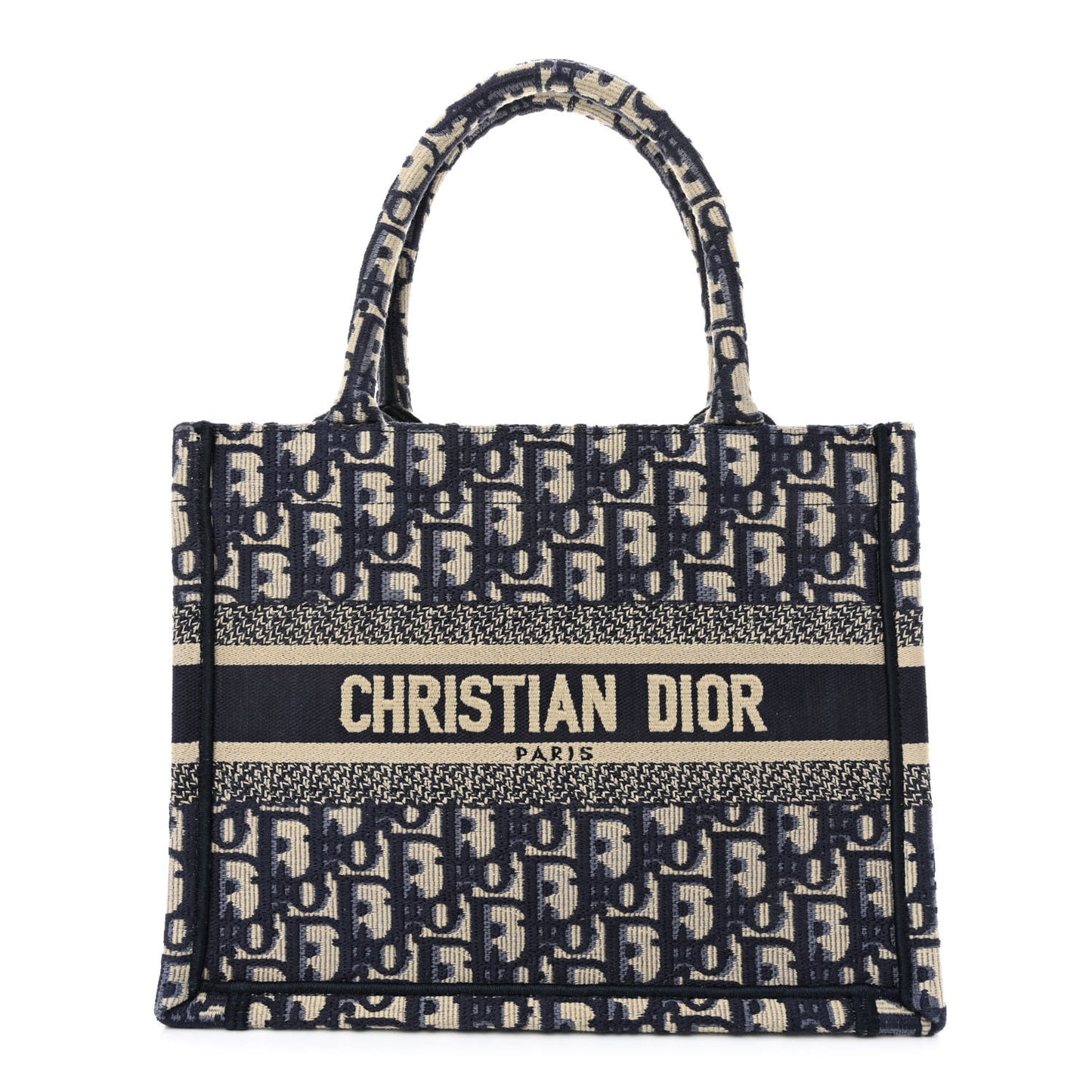 Oblique Small Book Tote Blue Multicolor