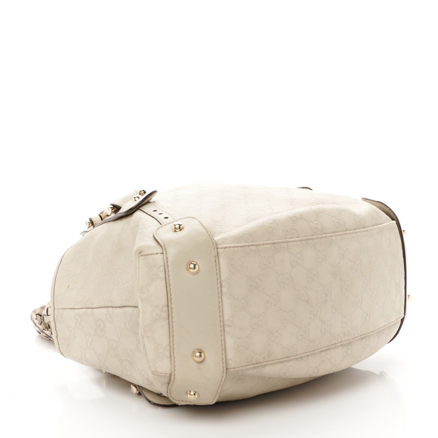 Gucci Guccissima Small Pelham Shoulder Bag Off White 4 of 14