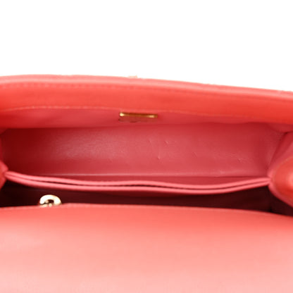 Chanel Caviar Quilted Mini Coco Handle Flap Pink 5 of 10