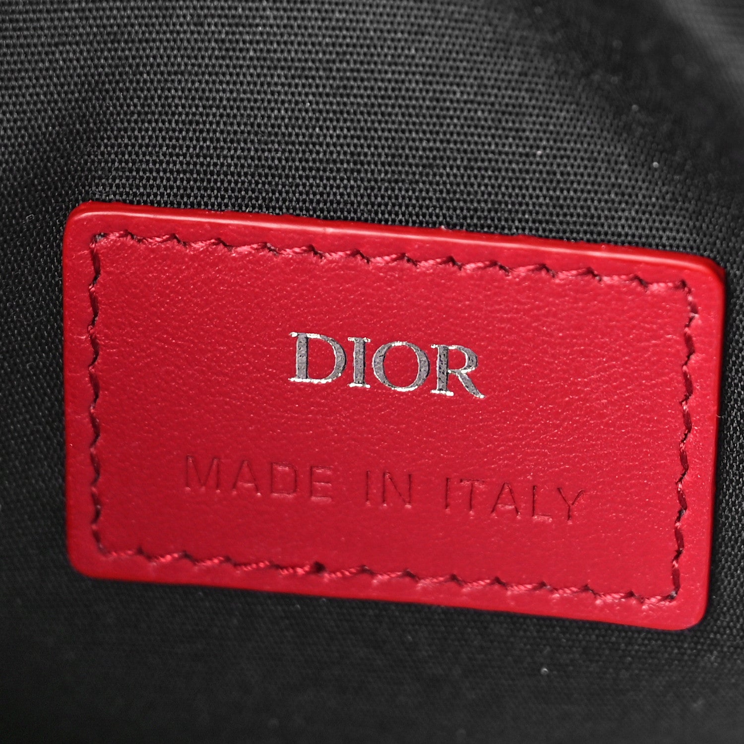 Christian Dior Calfskin Oblique Galaxy Perforated World Tour Messenger Pouch Red White 7 of 9