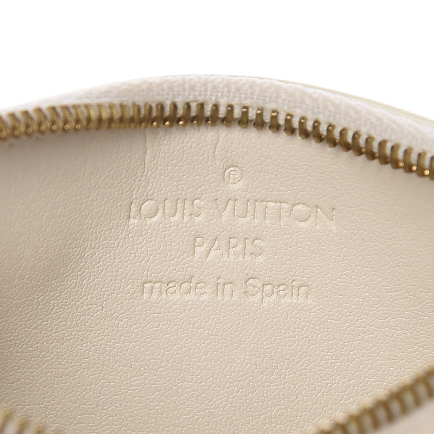 Louis Vuitton Vernis Key Pouch Perle 6 of 9