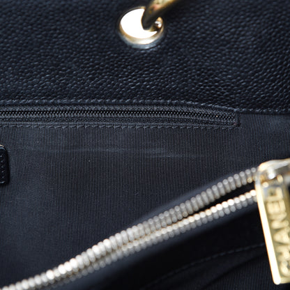 Chanel Caviar Quilted Grand Shopping Tote GST Black 12 of 16