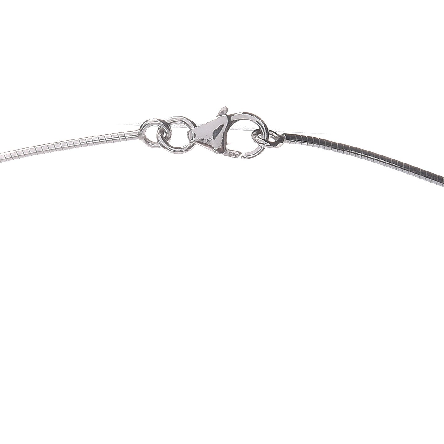 Lacquered Gold Pop H Pendant Necklace White