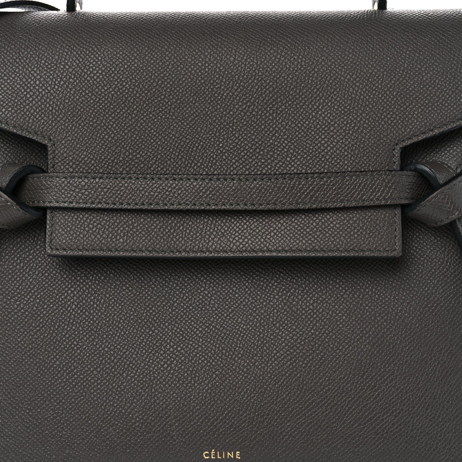 Celine Grained Calfskin Micro Belt Bag Grey 8 of 16