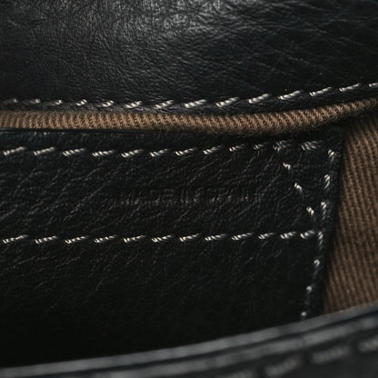 Chloe Calfskin Mini Marcie Round Crossbody Bag Black 7 of 9