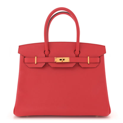 Hermes Epsom Birkin 30 Rouge Tomate 1 of 10