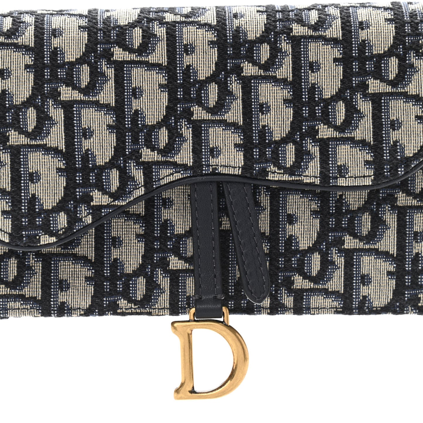 Oblique Saddle Belt Bag Blue