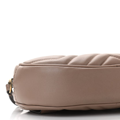 Gucci Calfskin Matelasse GG Marmont Belt Bag 75 30 Porcelain Rose 9 of 11