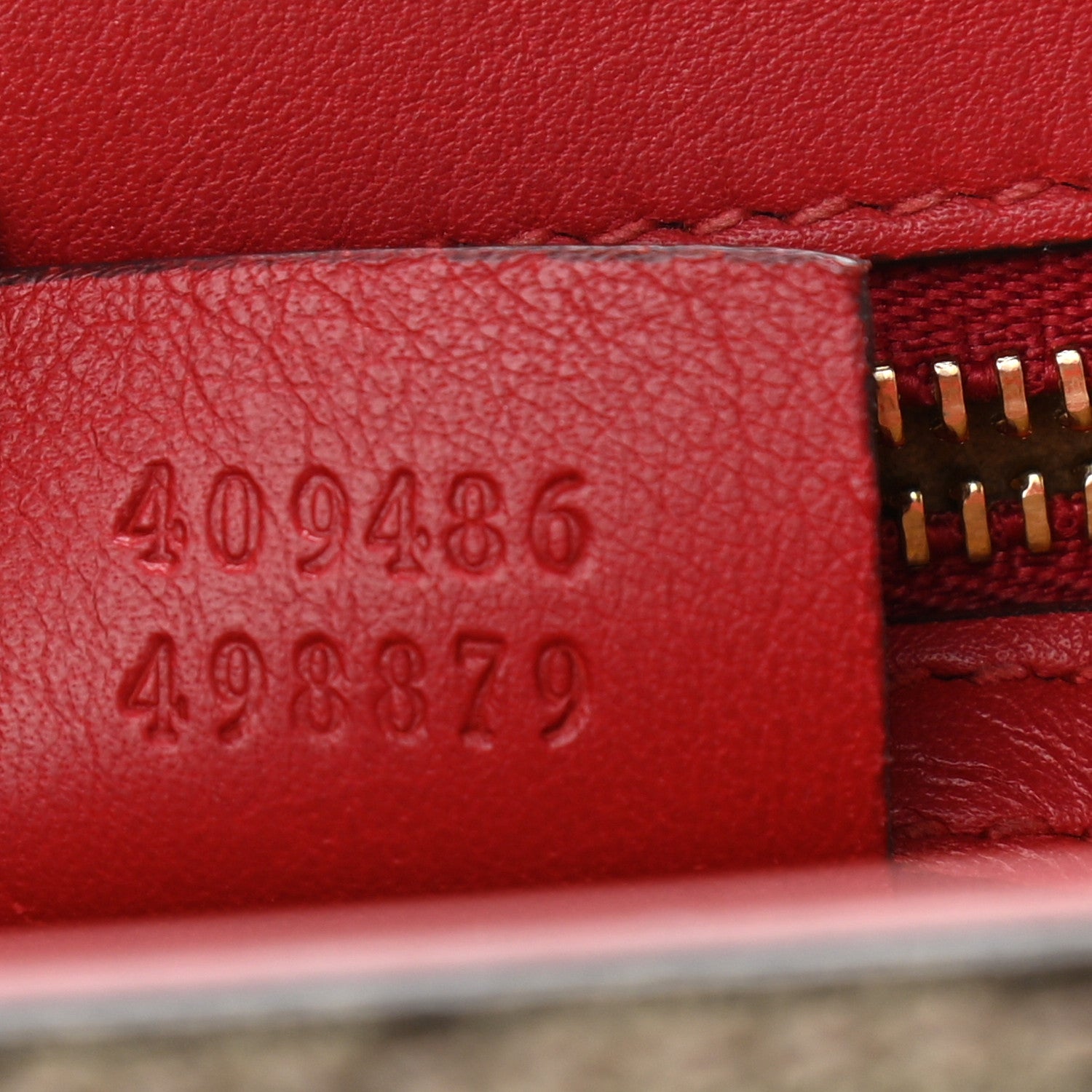 Gucci GG Supreme Monogram Calfskin Medium Padlock Shoulder Bag Beige Hibiscus Red New Rosette 7 of 12