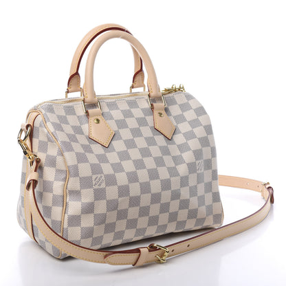 Louis Vuitton Damier Azur Speedy Bandouliere 25 2 of 9