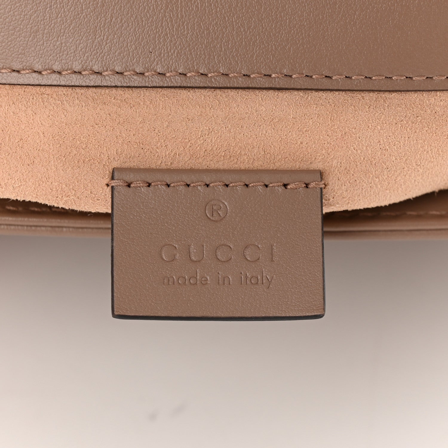 Gucci Calfskin Matelasse Mini GG Marmont Top Handle Shoulder Bag Porcelain Rose 6 of 11