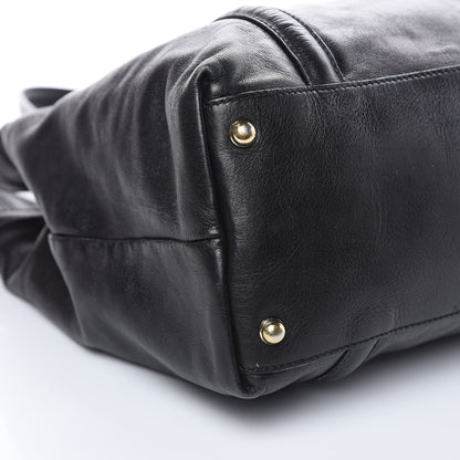 Gucci Calfskin Medium Britt Tote Black 8 of 12