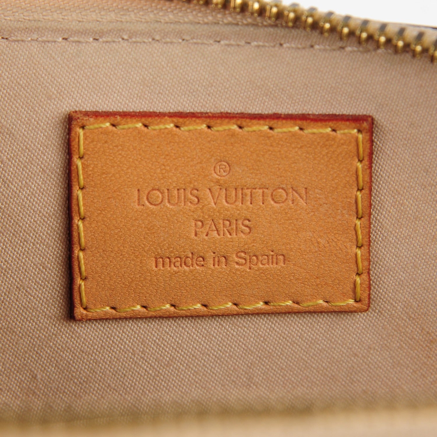Louis Vuitton Vernis Alma BB Dune 6 of 7