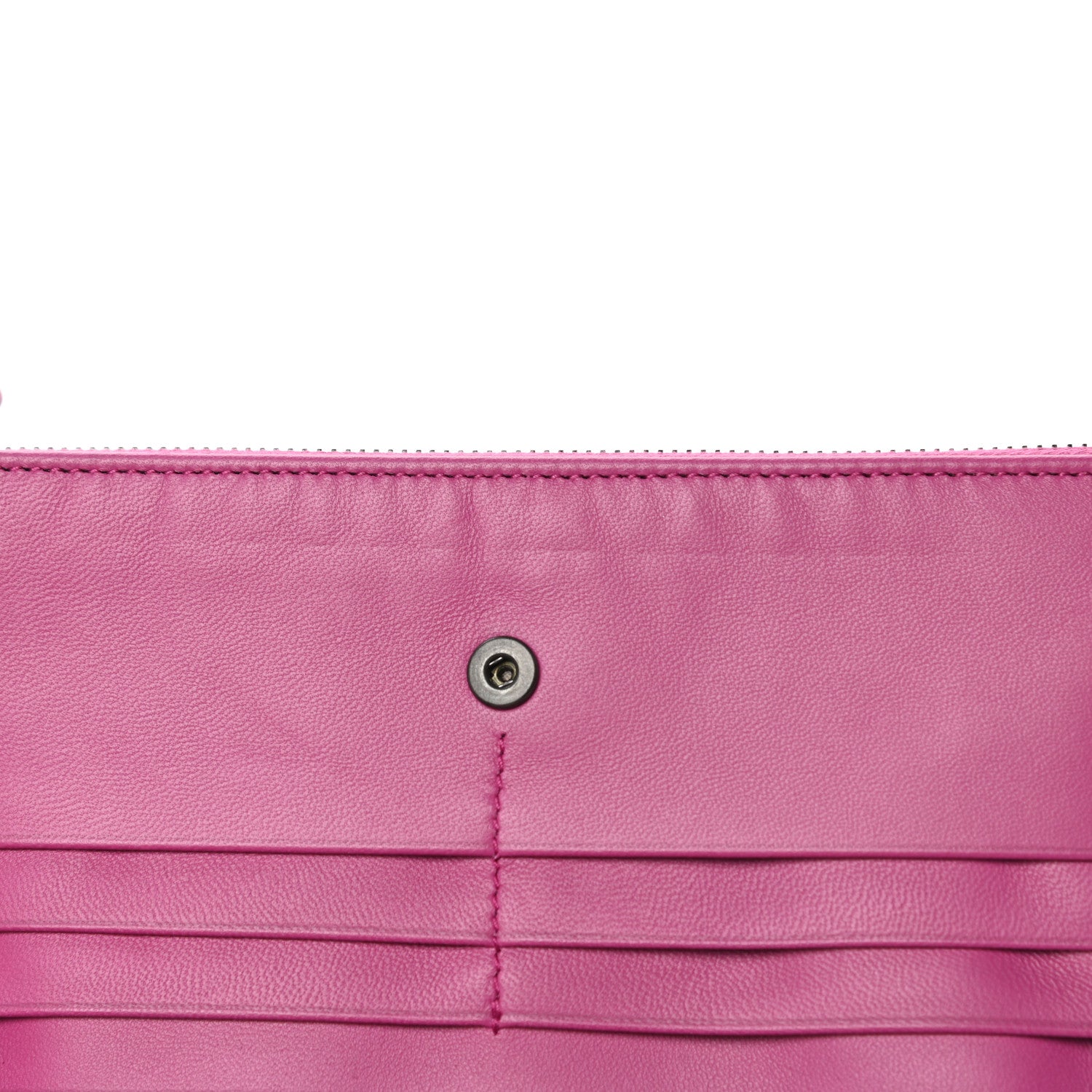 Bottega Veneta Nappa Intrecciato Double Zip Clutch Wallet Ametista 11 of 12