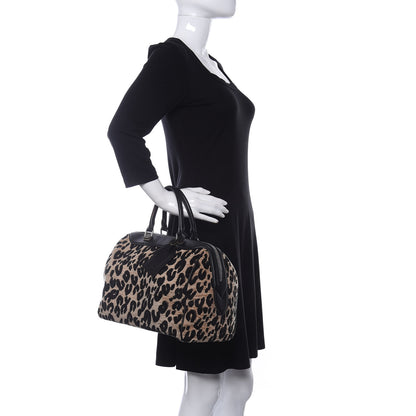 Louis Vuitton Jacquard Velvet Leopard Print Stephen Sprouse Speedy 2 of 14