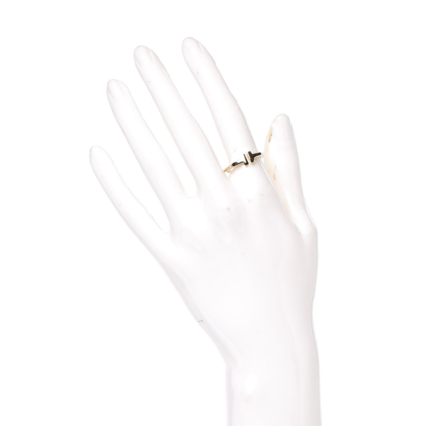 18K Yellow Gold T Wire Ring 54.5 7