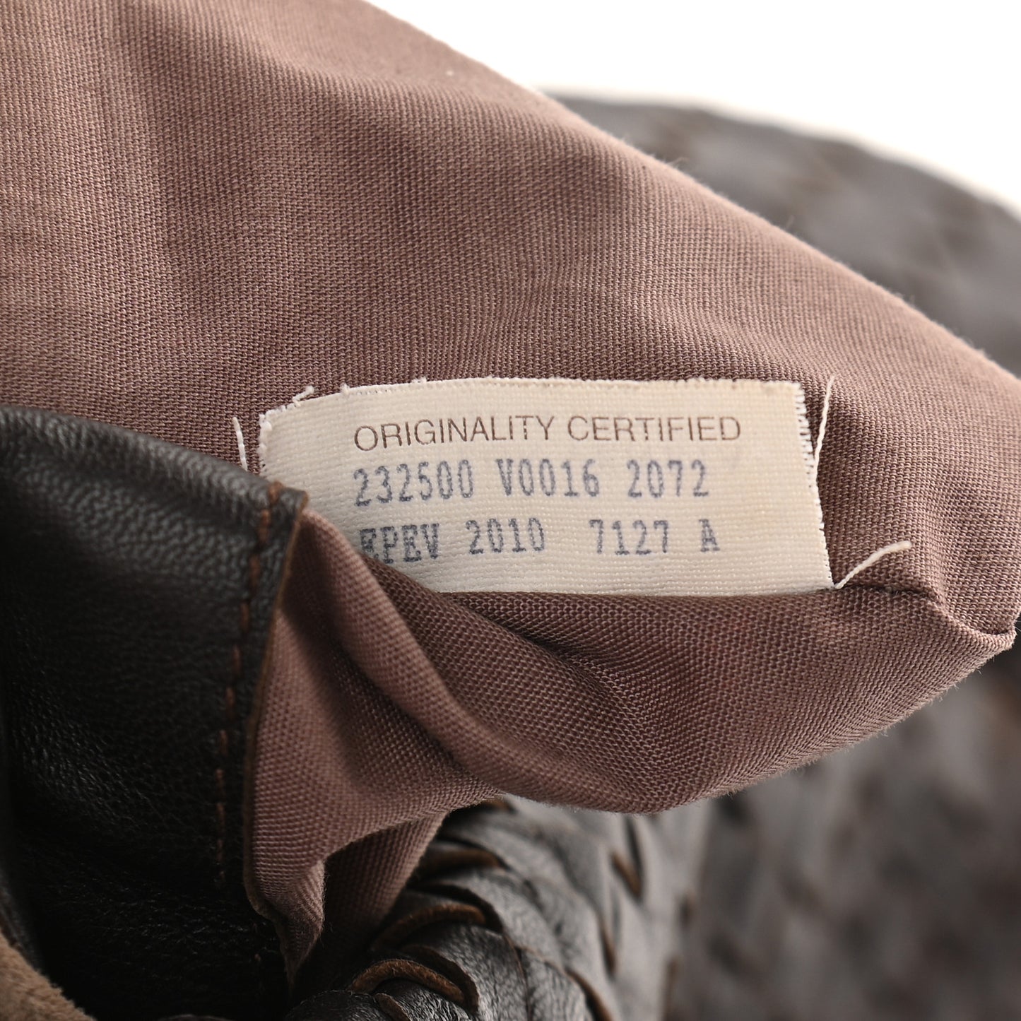 Nappa Intrecciato Medium Veneta Hobo Ebano